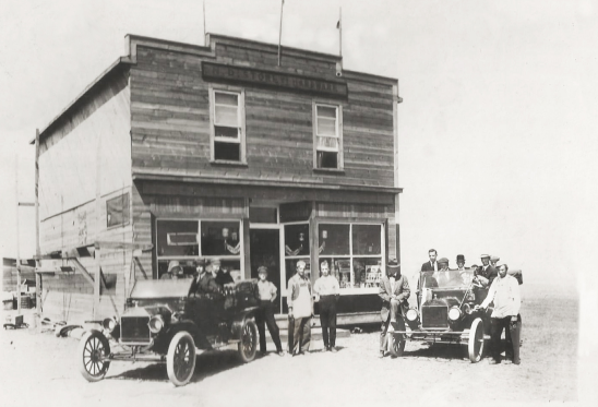 The hardware store in Empress Alberta 1913.