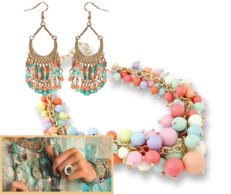 Chunky pastel necklaces