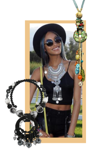 Fashion jewelry trends include big, bold pendants. Big and bold pendant jewelry